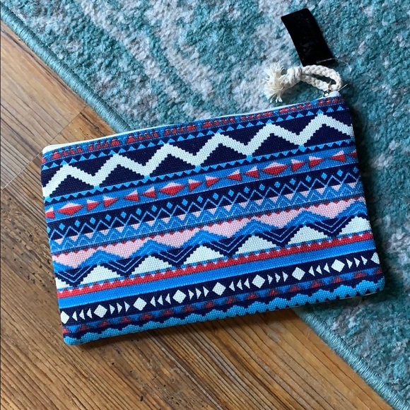 Tribal Inspired Clutch/Make-up Bag - Picture 1 of 4